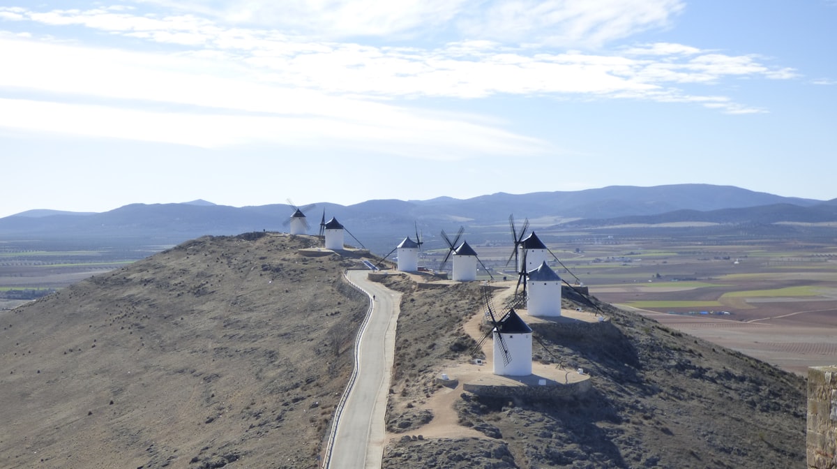Molinos de viento de Castilla-La Mancha